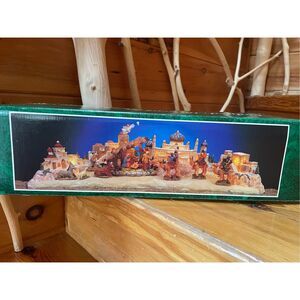VTG One Piece Bethlehem Manger Nativity Scene